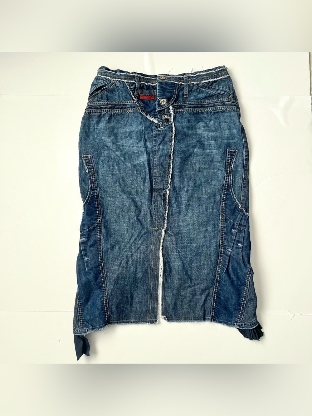 Vintage Marithé + François Girbaud denim skirt